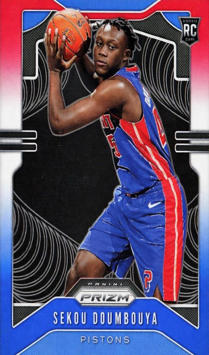 2019 Panini Prizm Basketball Red White Blue Sekou Doumbouya #261