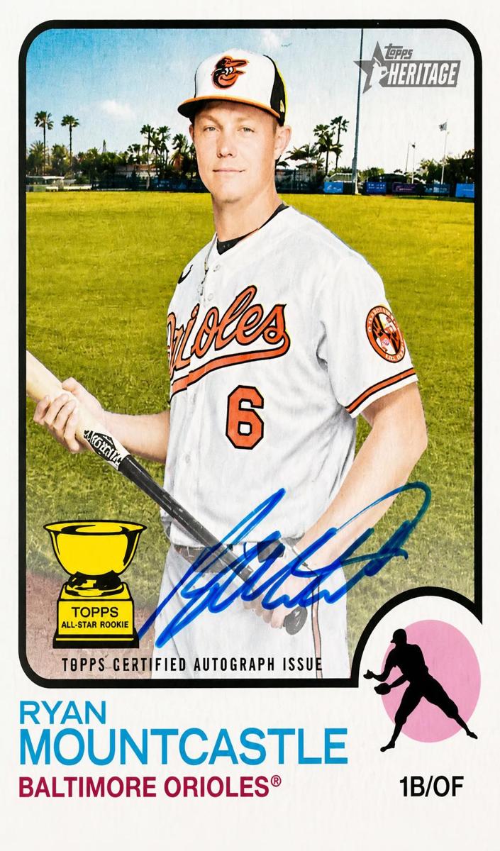 2022 Topps Heritage Baseball Ryan Mountcastle #ROA-RME