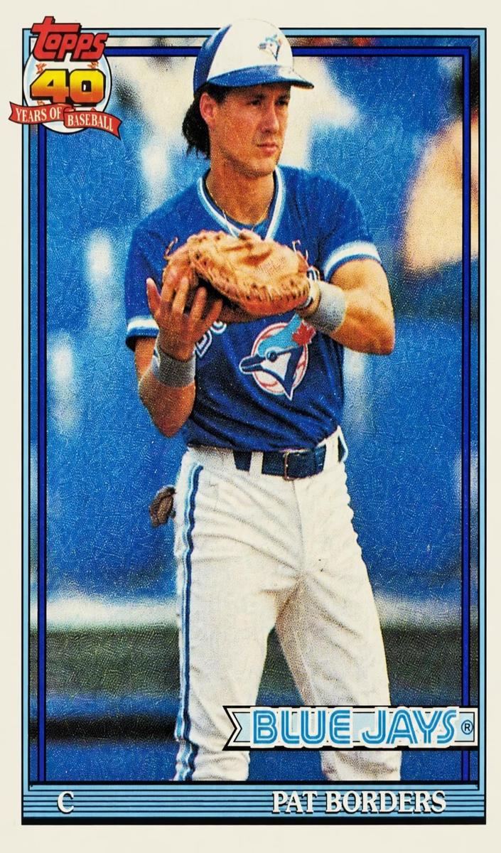 1991 Topps Baseball Pat Borders #49
