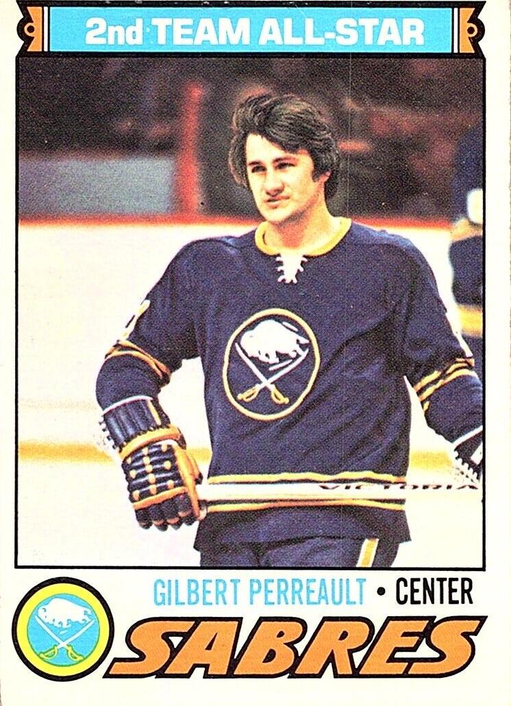 1977 O-Pee-Chee Hockey Gilbert Perreault #210 PSA 8