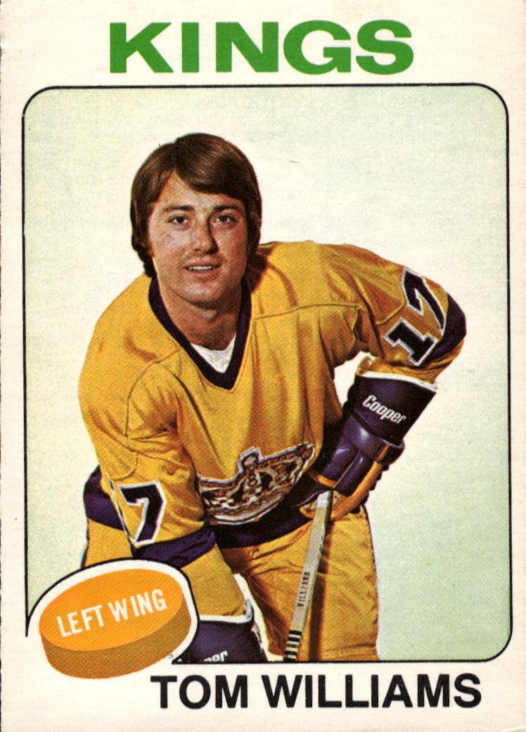 1975 O-Pee-Chee Hockey Tom Williams #179 PSA 8