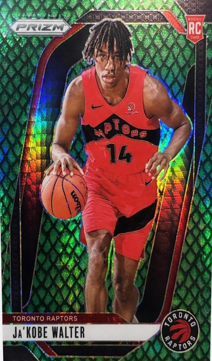 2024 Panini Prizm Basketball Jade Dragon Scale Ja'Kobe Walter #223