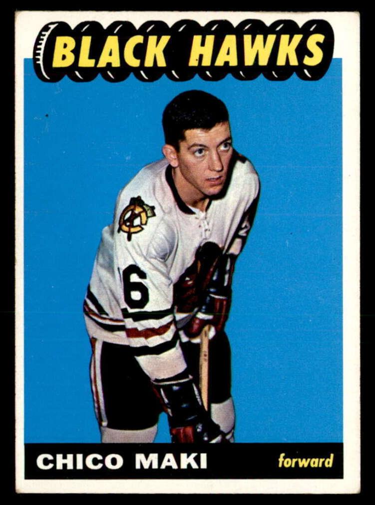 1965 Topps Hockey Chico Maki #117 PSA 7