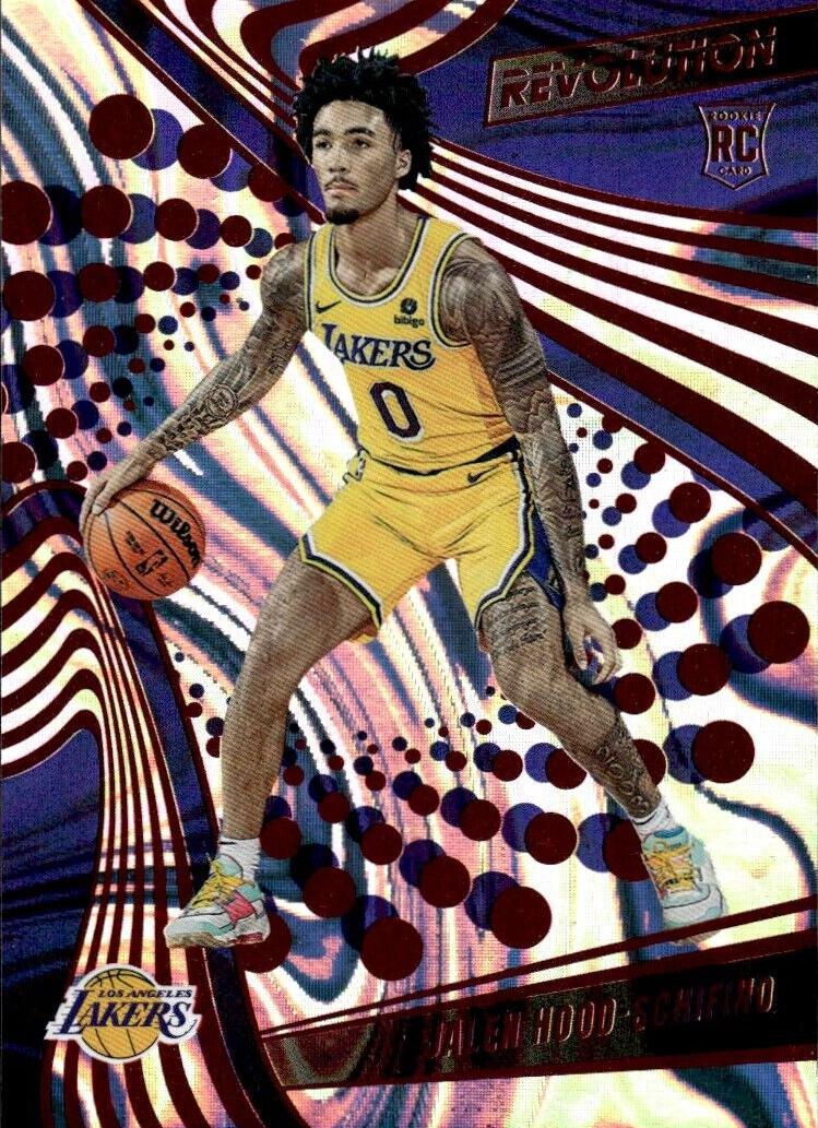 2023 Panini Revolution Basketball Red Swirl Jalen Hood-Schifino #107