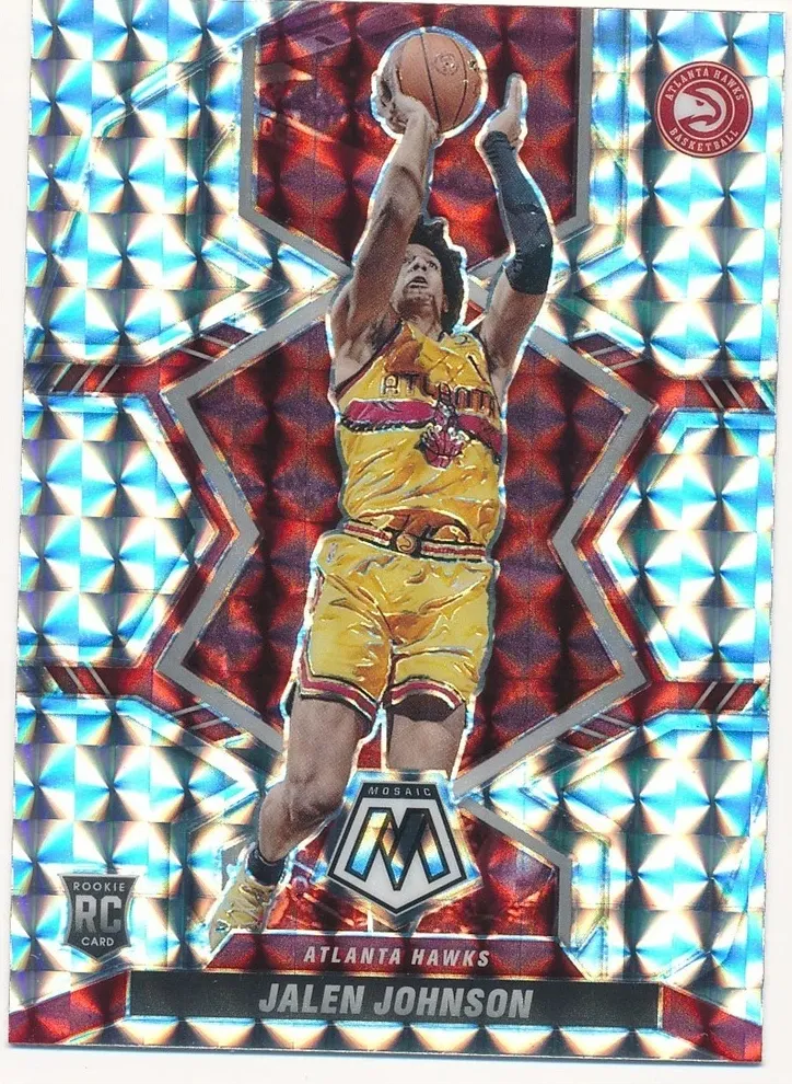 2021 Panini Mosaic Basketball Silver Jalen Johnson #228 PSA 7.5