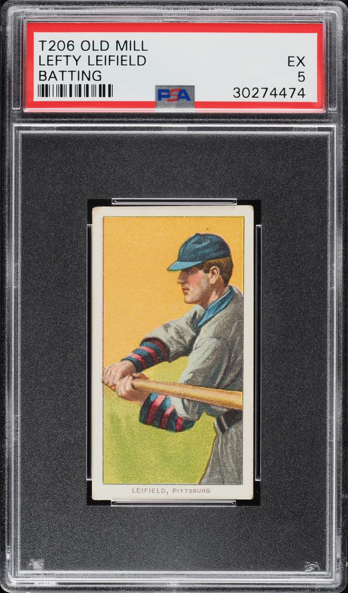 1909-11 T206 Baseball Batting Lefty Leifield #NNO
