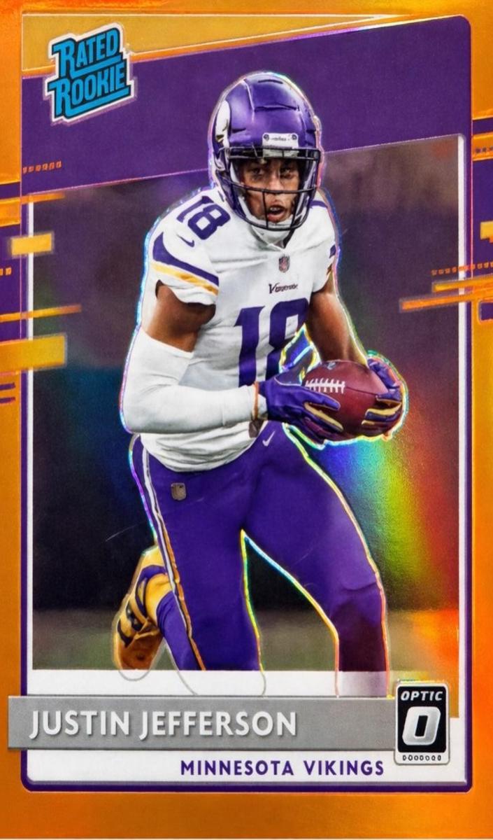 2020 Donruss Optic Football Orange Justin Jefferson #163