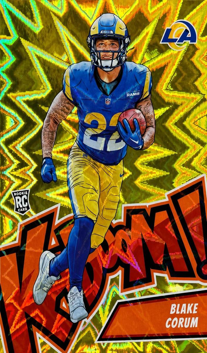 2024 Panini Absolute Football Gold Blake Corum #23