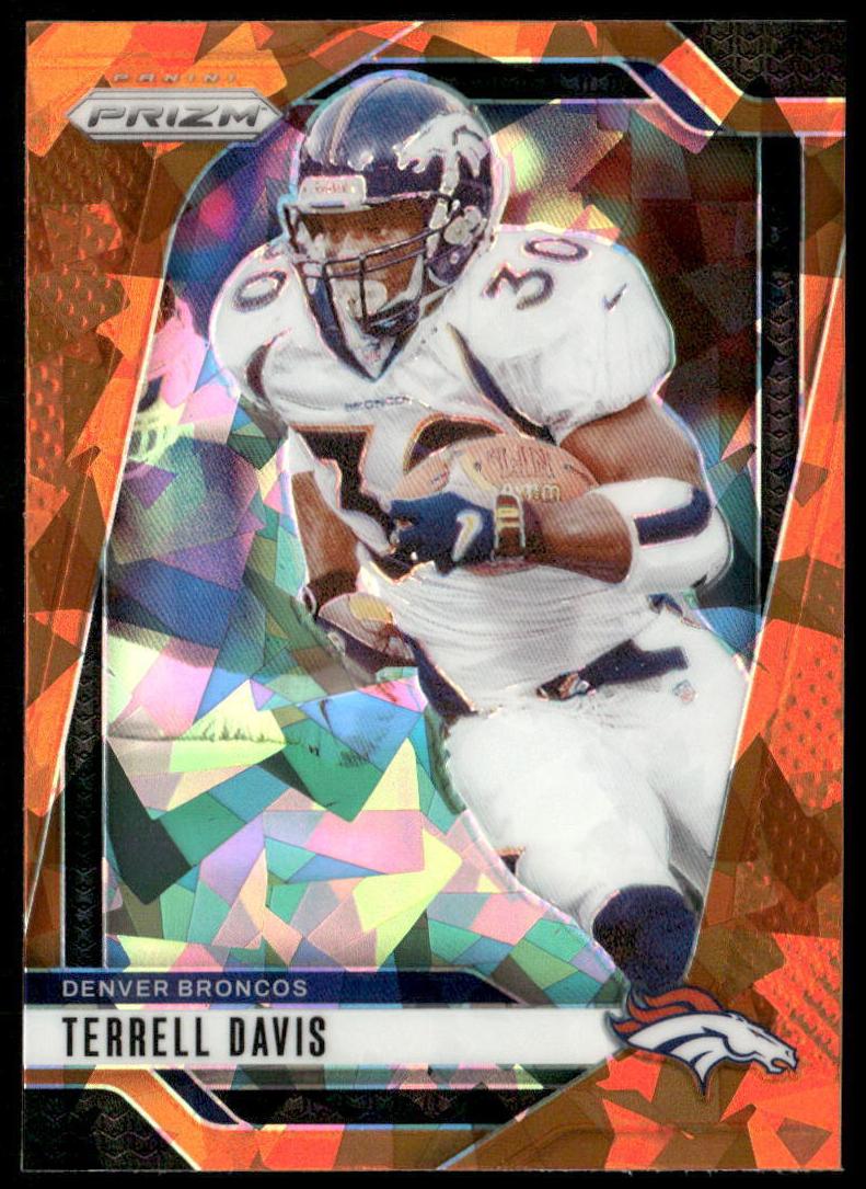 2024 Panini Prizm Football Orange Ice Terrell Davis #91