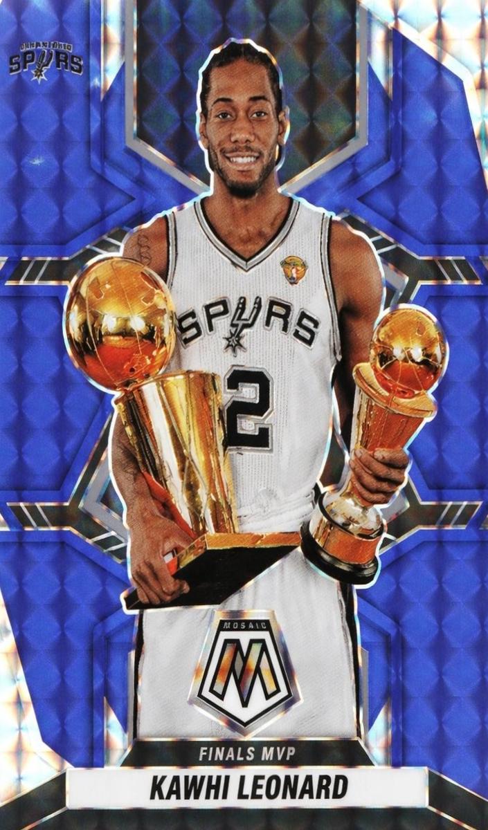 2021 Panini Mosaic Basketball Blue Kawhi Leonard #300