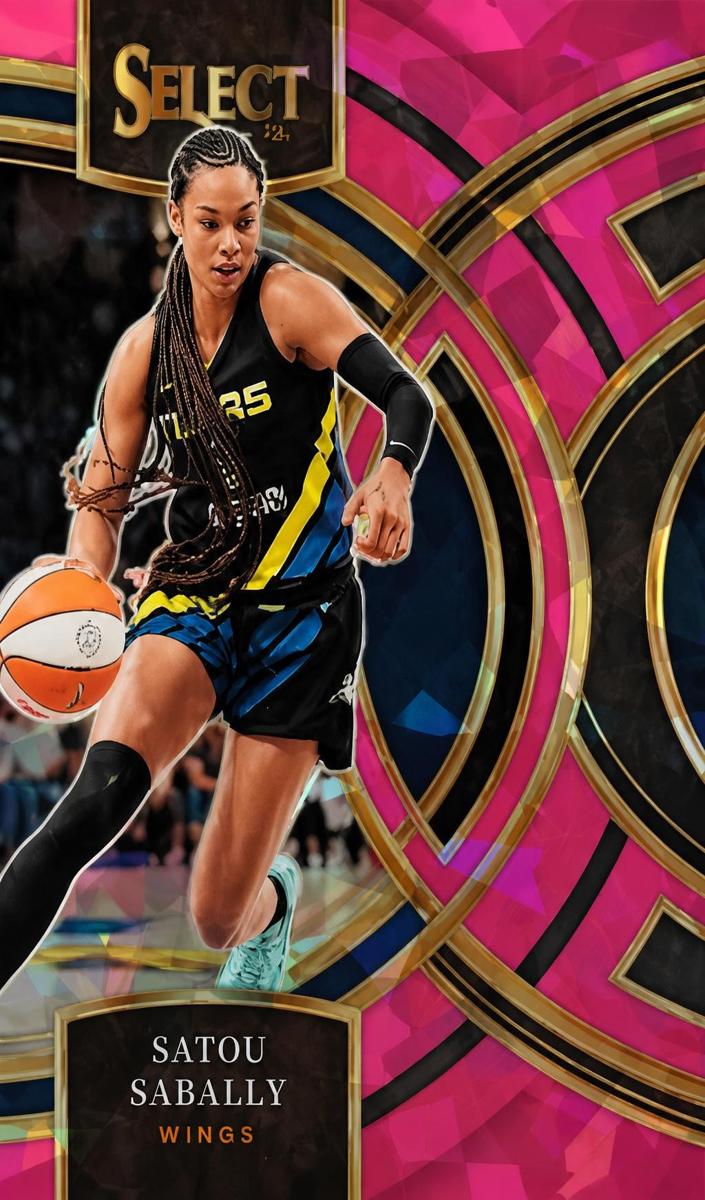 2024 Panini Select WNBA Basketball Pink Ice Satou Sabally #197 PSA 10