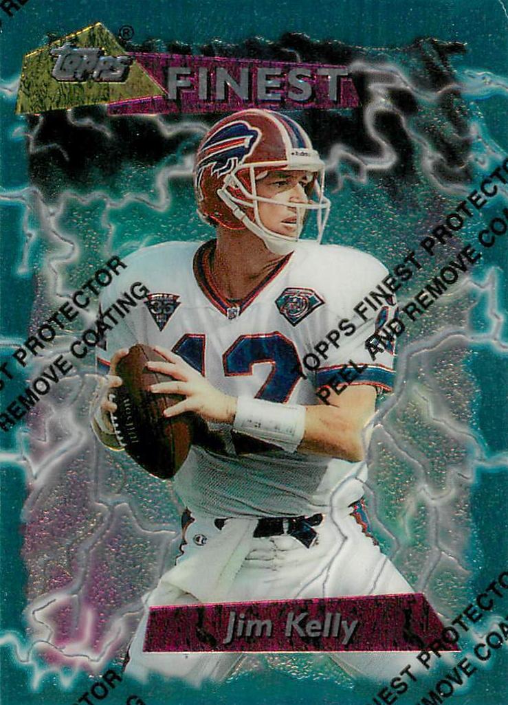 1995 Topps Finest Football Jim Kelly #273 PSA 10