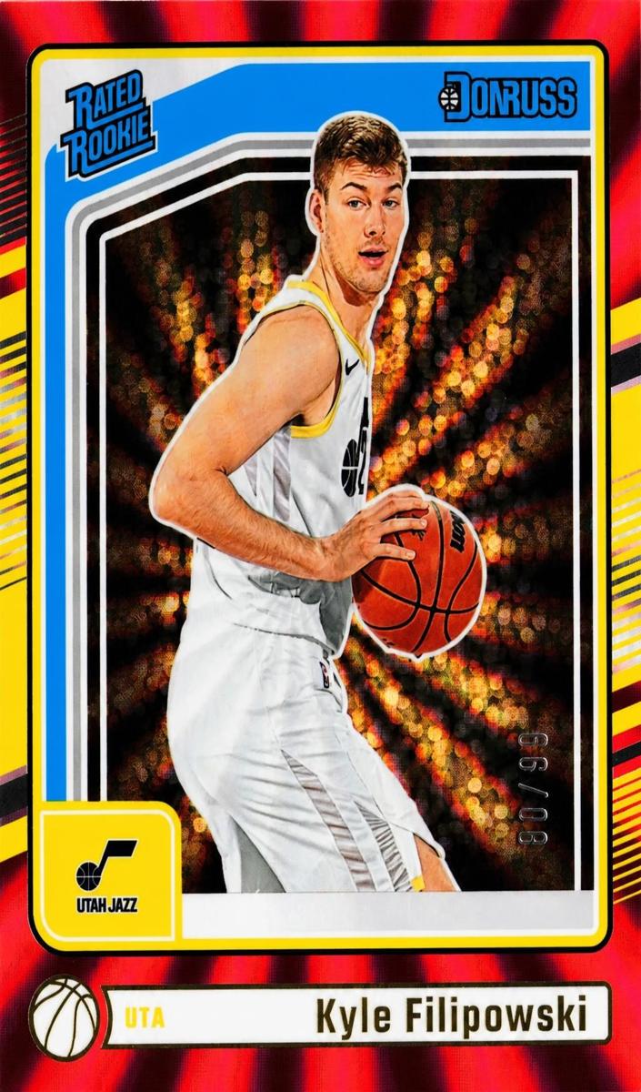 2024 Panini Donruss Basketball Holo Red Laser Kyle Filipowski #233