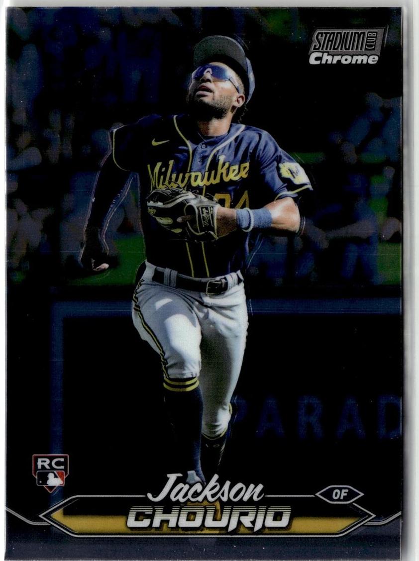 2024 Topps Stadium Club Baseball Jackson Chourio #184 PSA 9