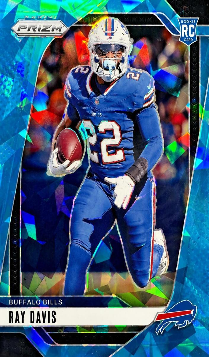 2024 Panini Prizm Football Blue Ice Ray Davis #382 PSA 10