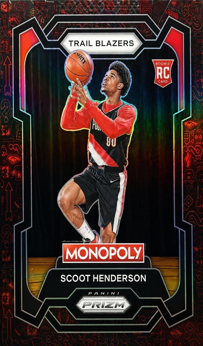 2023 Panini Prizm Monopoly Basketball Red Scoot Henderson #75 PSA 9