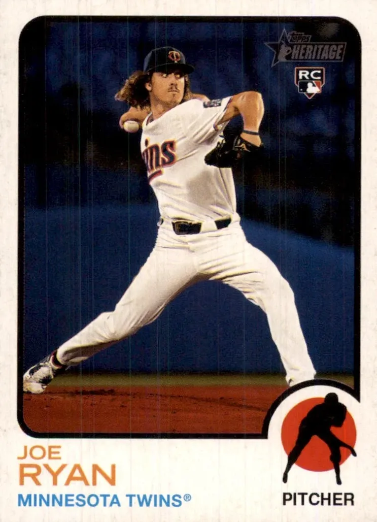 2022 Topps Heritage Baseball Joe Ryan #370