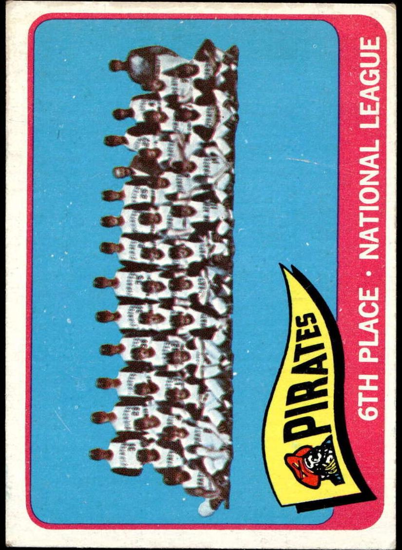 1965 Topps Baseball Pirates Team #209