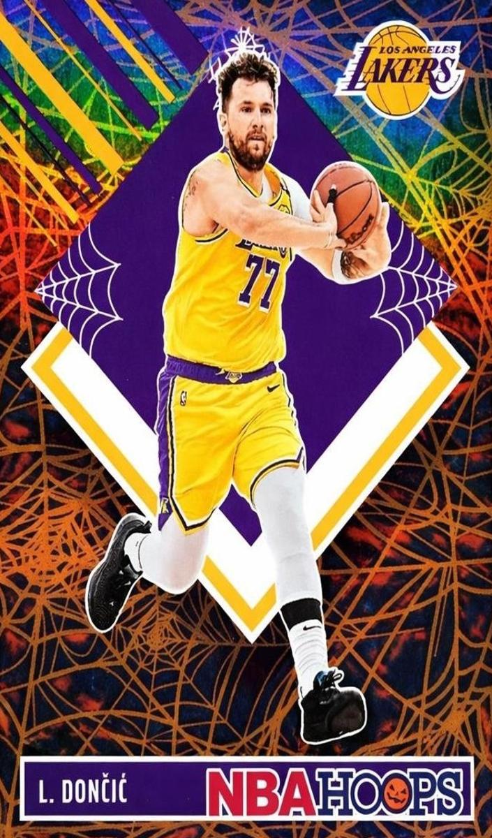 2024 Panini Haunted Hoops Basketball Holo Webs Luka Doncic #281 PSA 10