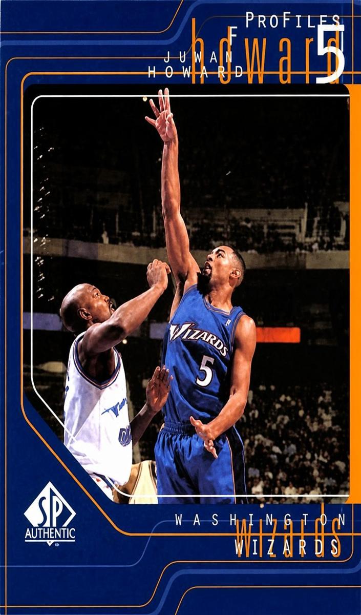 1997 SP Authentic Basketball Juwan Howard #P29
