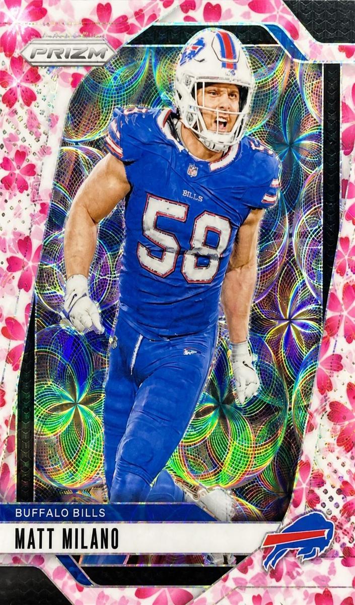 2024 Panini Prizm Football Choice Cherry Blossom Matt Milano #33