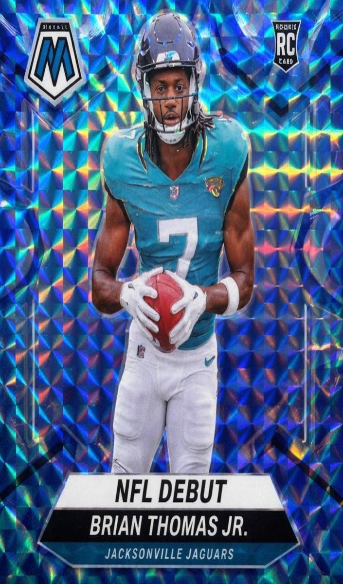 2024 Panini Mosaic Football Blue Brian Thomas Jr. #282
