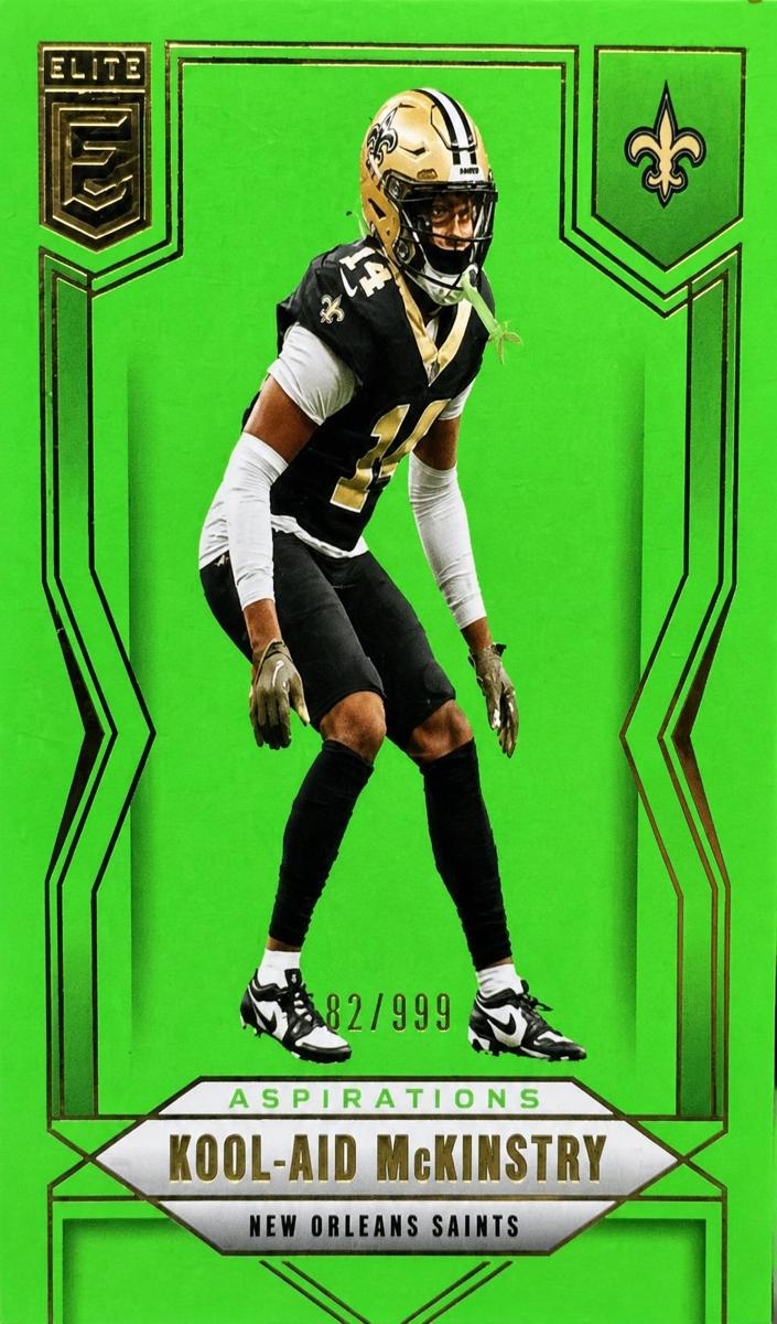 2025 Donruss Elite Football Aspirations Lime Green Kool-Aid McKinstry #88