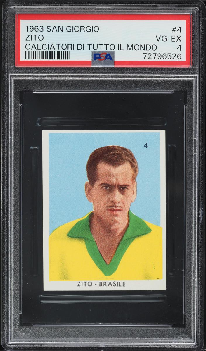 1963 San Giorgio Calciatori DI Tutto IL Mondo Soccer Zito #4 PSA 2.5