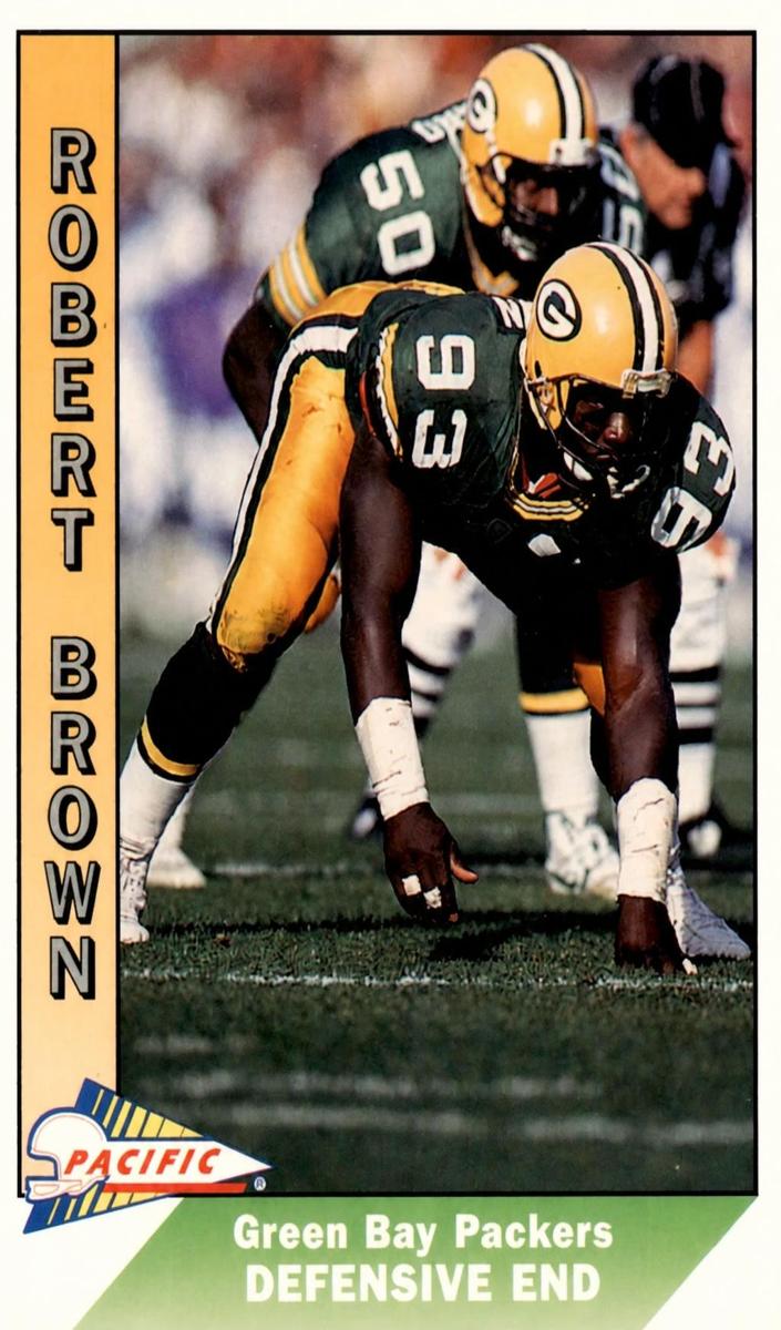 1991 Pacific Football Robert Brown #150
