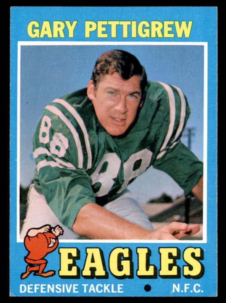 1971 Topps Football Gary Pettigrew #63