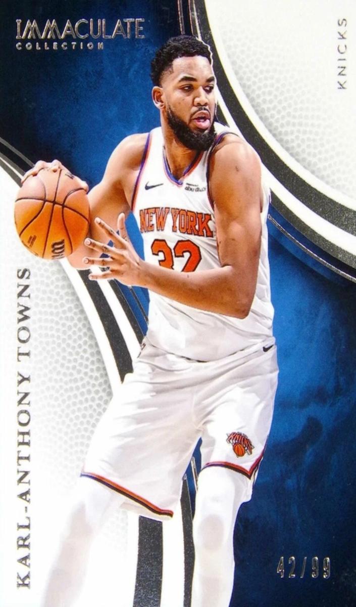 2024 Panini Immaculate Collection Basketball Karl-Anthony Towns #27 PSA 8