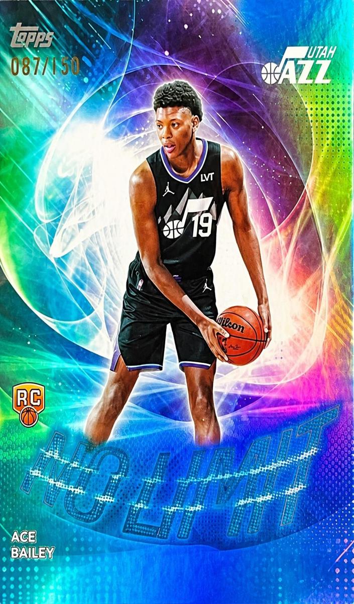 2025 Topps Basketball Blue Rainbow Ace Bailey #NL-5