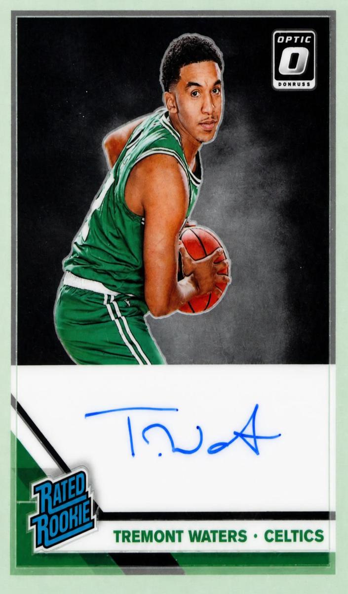 2019 Donruss Optic Basketball Holo Tremont Waters #185 PSA 9