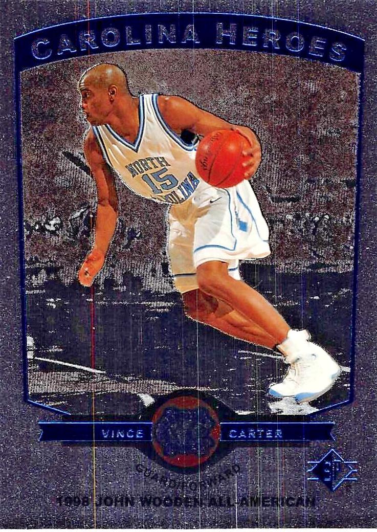 1998 SP Top Prospects Basketball Vince Carter #H7