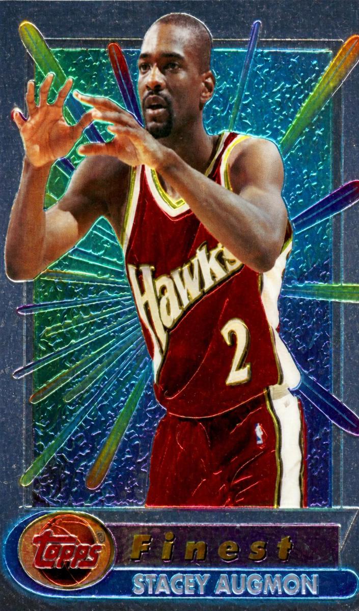 1994 Topps Finest Basketball Stacey Augmon #310