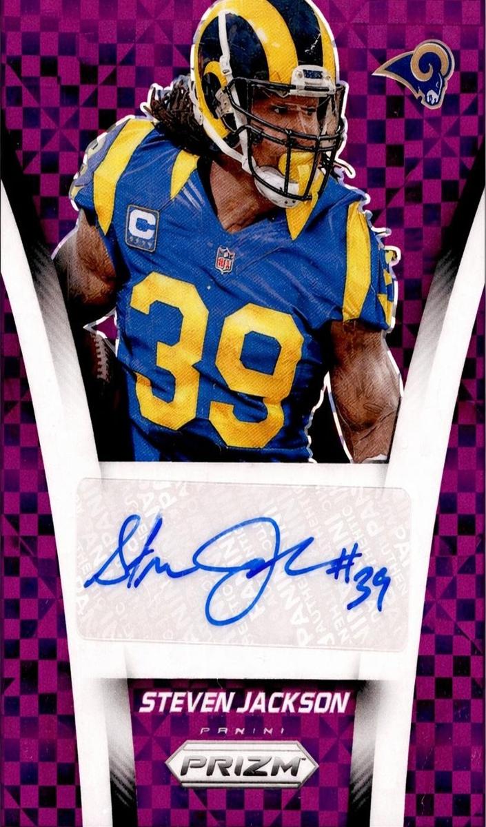 2024 Panini Prizm Football Purple Power Steven Jackson #FBA-SJN