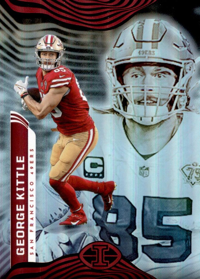 2022 Panini Illusions Football Retail George Kittle #90 PSA 9