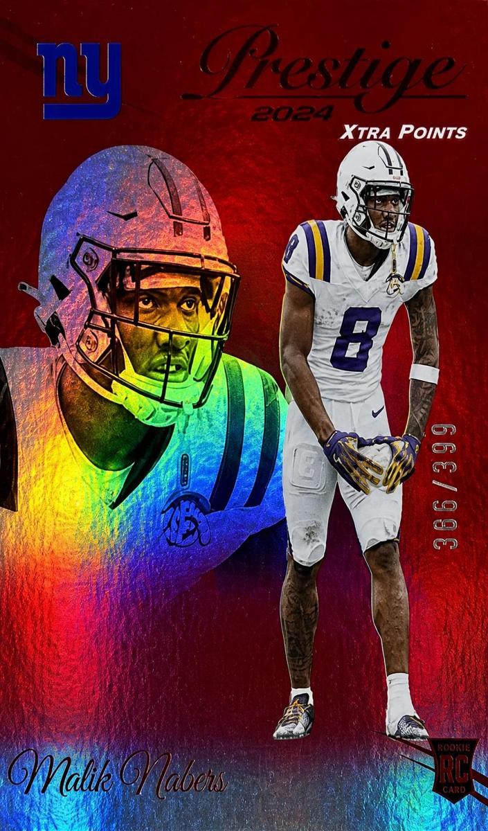2024 Panini Prestige Football Red Premium Xtra Points Malik Nabers #306