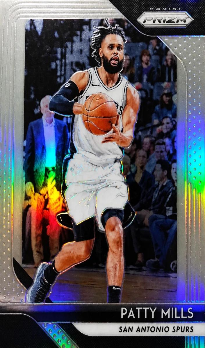 2018 Panini Prizm Basketball Prizms Silver Patty Mills #23