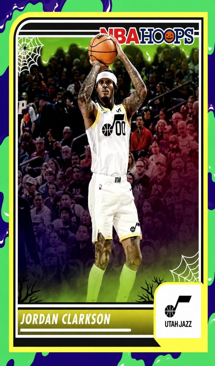 2023 Panini Haunted Hoops Basketball Jordan Clarkson #186