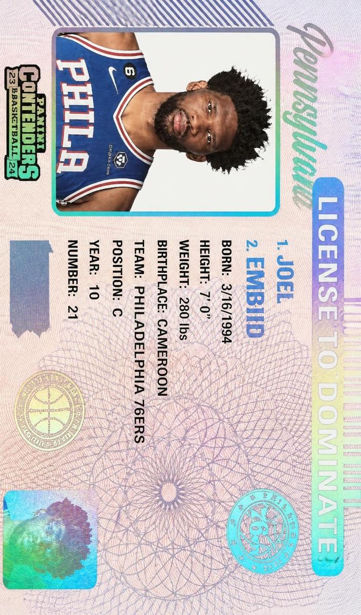 2023 Panini Contenders Basketball Joel Embiid #23