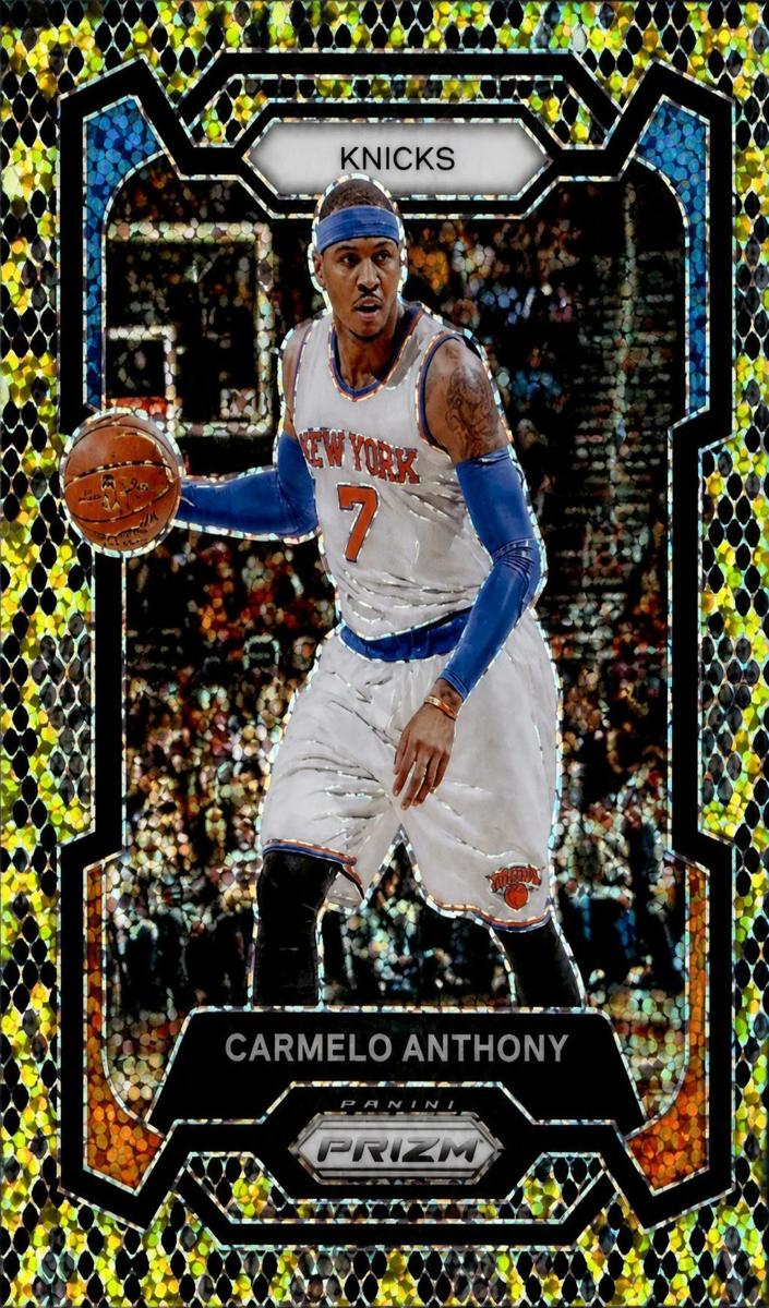 2023 Panini Prizm Basketball King Snake Carmelo Anthony #186