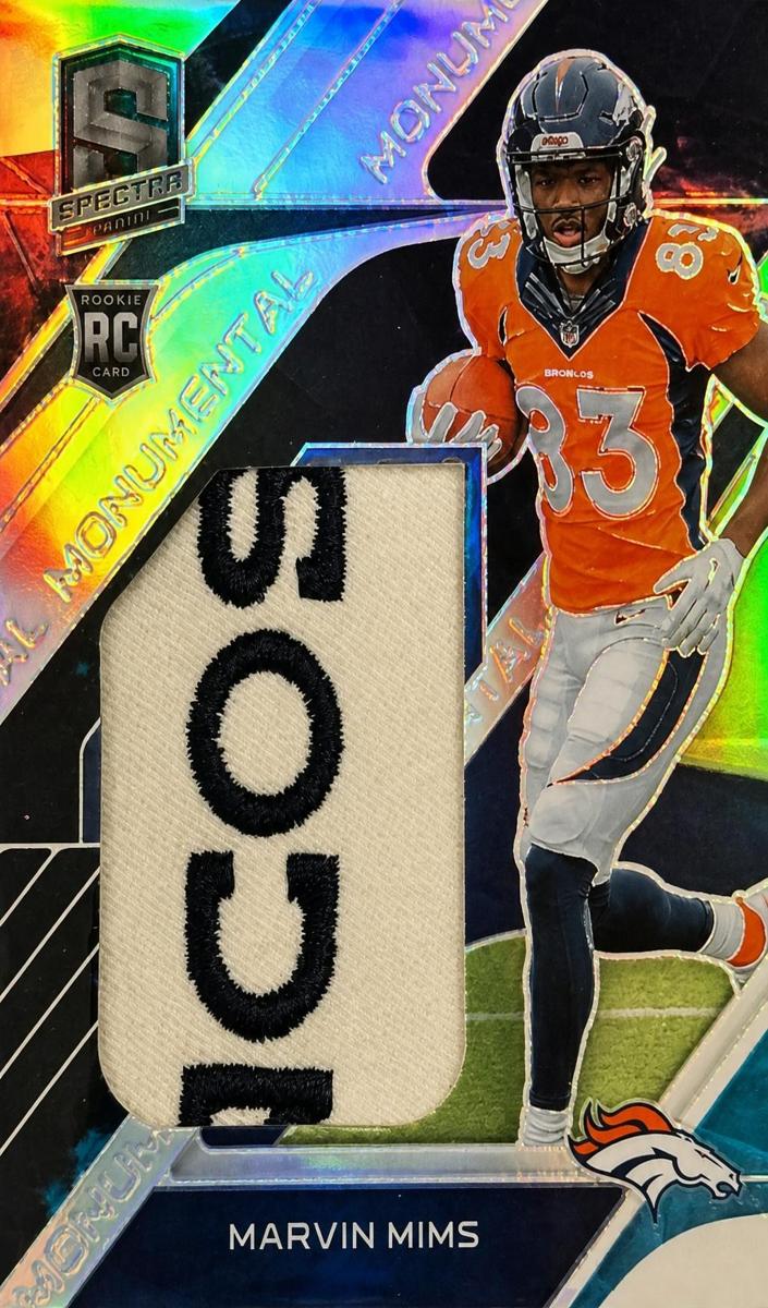 2023 Panini Spectra Football Nebula Marvin Mims #MME-MAM