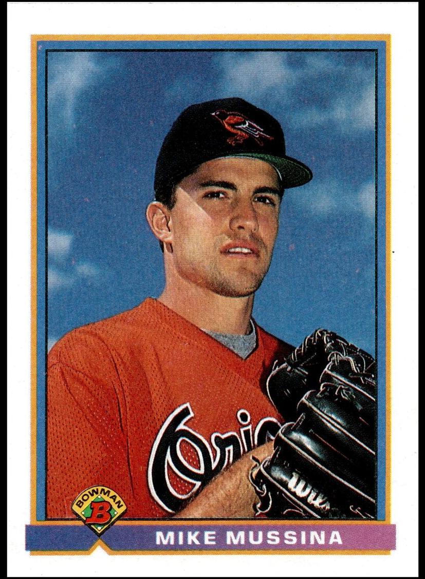 1991 Bowman Baseball Mike Mussina #97 PSA 9