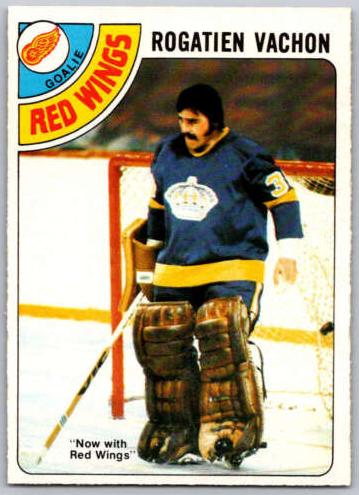 1978 O-Pee-Chee Hockey Rogatien Vachon #20 PSA 8