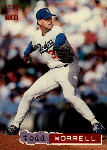 1994 Topps Stadium Club Baseball Todd Worrell #612