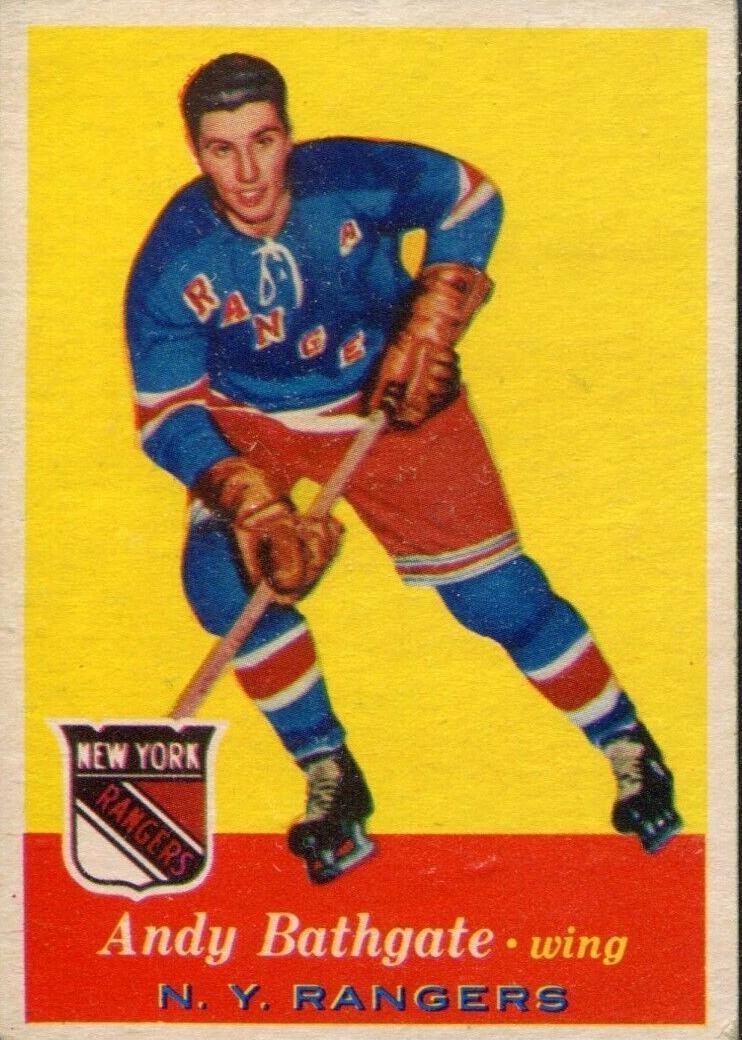 1957 Topps Hockey Andy Bathgate #60