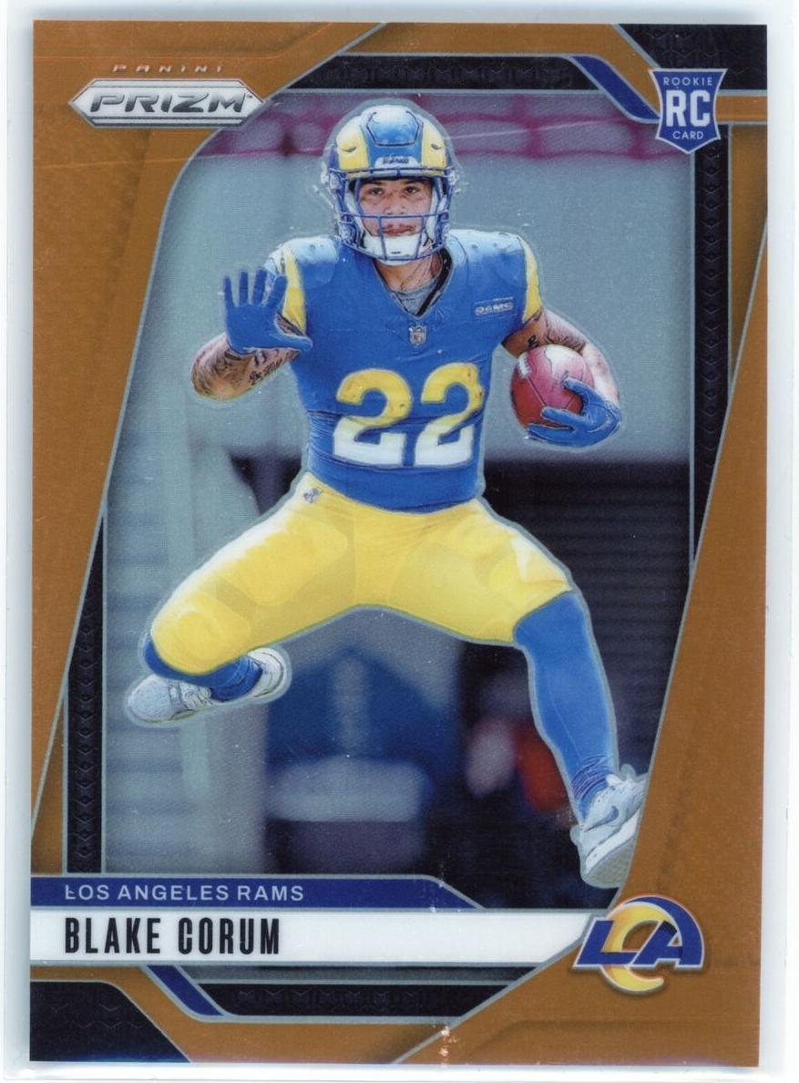 2024 Panini Prizm Football Orange Blake Corum #308 PSA 10