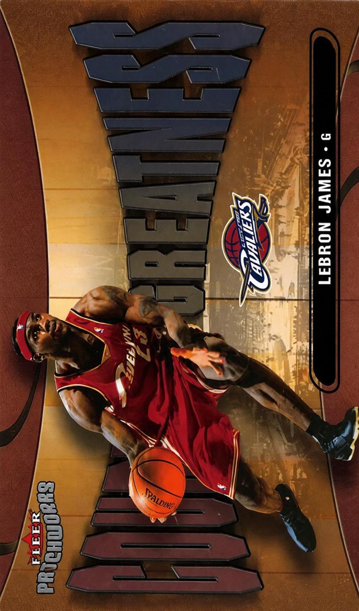 2003 Fleer Patchworks Basketball Lebron James #23