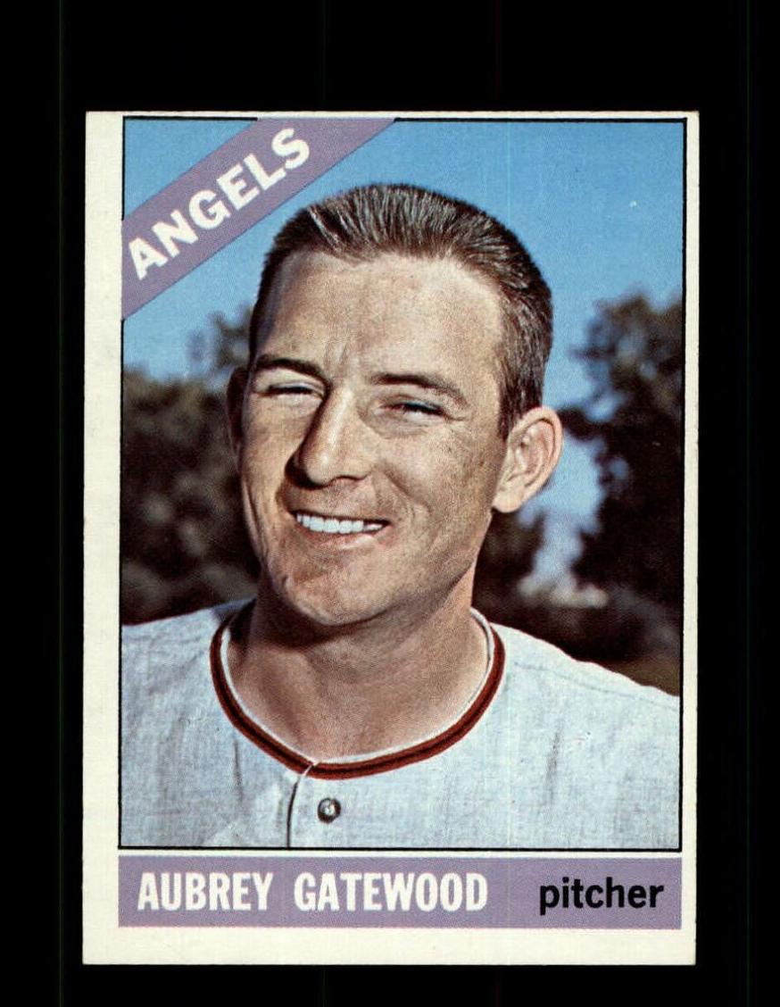 1966 O-Pee-Chee Baseball Aubrey Gatewood #42 PSA 8